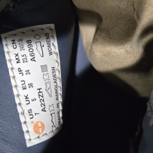 Timberland Grey Waterproof boot Sz 7 New - Picture 8 of 8